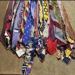 77 Assorted Colorful Men's Ties Collection